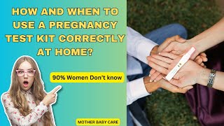 How to Use a Pregnancy Test Kit  AtHome Pregnancy Testing Tips and Tricks  Pregnancy Home Testing [upl. by Novaat]