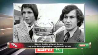 Ricardo Bochini y Daniel Bertoni recuerdan el histórico título del Rojo el 28 de noviembre de 1973 [upl. by Penni383]