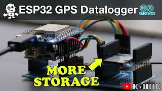 ESP32 Log GPS Data On An SD Card  NEO6M Datalogger [upl. by Catt]