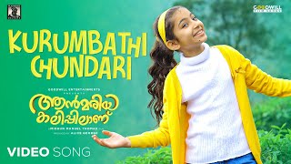 Kurumbathi Chundari Nee  Ann Maria Kalippilaanu  Video Song  Sunny Wayne  Sara Arjun [upl. by Sudaorb]