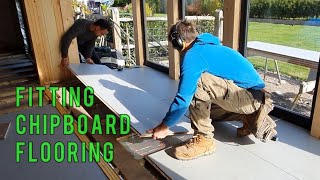 Chipboard Flooring How to Lay P5 Tongue and Groove chipboard flooring [upl. by Anauq]