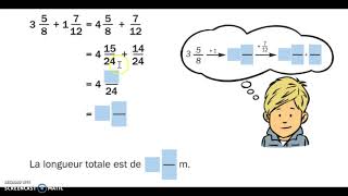 Addition et soustraction de nombres mixtes [upl. by Annoet]