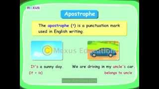 Use of Punctuation – Apostrophes  English Grammar  iken  ikenedu  ikenApp [upl. by Lune]