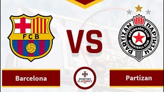 Partizan vs barcelona predictorRound 9 nba 2k24 Euroleauge [upl. by Arualana]