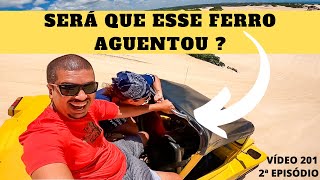 2ª EPISÓDIO DE UM INCRÍVEL LINDO E EMOCIONANTE PASSEIO DE BUGGY NAS DUNAS DE GENIPABU  VÍDEO 201 [upl. by Stilwell836]