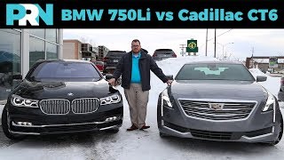 BMW 750Li vs Cadillac CT6  TestDrive Showdown [upl. by Atinoj]