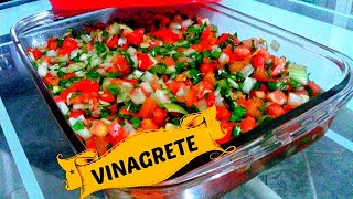 COMO FAZER VINAGRETE RÁPIDO E DELICIOSO  CANAL RECEITAS E FAMÍLIA [upl. by Ainotal]