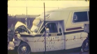 1979 Chinook Gazelle Motorhome  Frontal Crash Test by NHTSA  CrashNet1 [upl. by Augustin]