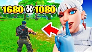 Tuto Comment avoir la meilleur RÉSOLUTION ÉTIRÉ sur Fortnite  1680x1080 [upl. by Ecela348]