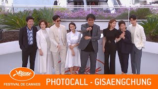 GISAENGCHUNG  Photocall  Cannes 2019  VF [upl. by Enigroeg]