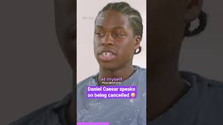 Daniel Caesar Speaks On Being CANCELLED 😳 danielcaesar singer rnb rnbsoul rnbmusic shorts [upl. by Tildy]