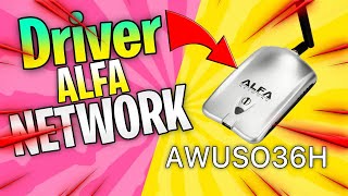 تحميل وتثبيت تعريف قطعة وايفاي الفا How To Install Driver de Antena Alfa AWUS036H windows 10  7 [upl. by Eenahs]