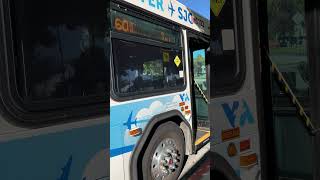 Santa Clara VTA Route 60 Milpitas BART via San Jose Airport Announcement on 0133 shorts [upl. by Sackey]