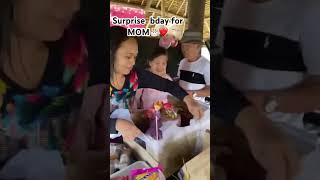 A Surprise birthday for Momshortsvideo 79th moneyboquet [upl. by Ybba]