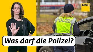 „Halt Polizeikontrollequot Was darf die Polizei  ADAC  Recht Logisch [upl. by Itsur555]