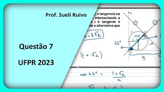 Questão 7  UFPR 2023 [upl. by Doble]