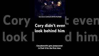 Coryxkenshin gets jumpscared in Fnaf 4 for the first time fnaf4 coryxkenshin [upl. by Thema211]