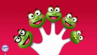 The Finger Family Frog Cake Pop Family Rhyme  Animal Cake Pop Finger Family SongsREUPLOADED [upl. by Ande]