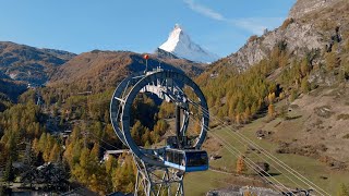 Garaventa 100ATW quotZermatt–Furiquot Zermatt Schweiz 2024 [upl. by Bores]