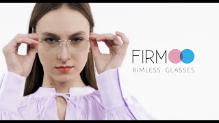 Minimal in Design Maximum On Style  Firmoo Rimless Glasses [upl. by Ivy]