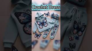 Crochet baby dress crochet babydress crocheting [upl. by Sayres]