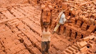 From Clay to Kiln Brick production in Nepal [upl. by Remos]