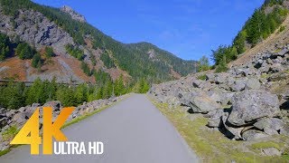 4K Scenic Drive  35 Hours Autumn Road Drive with Soothing Music  Snoqualmie Washington State [upl. by Leiad]