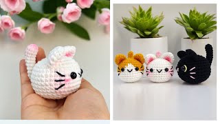 Cat Crochet Pattern  Simple And Cute Amigurumi Cat [upl. by Luoar110]