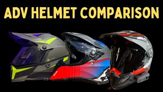 ADV Helmet Comparison  Arai XD4 VS Airoh Commander VS LS2 Pioneer Evo  MotoNZcom [upl. by Fields521]