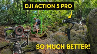 DJI Action 5 Pro But With a Cheap AI Gimbal  Huge Improvements [upl. by Nolyak]