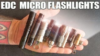 Smallest EDC Micro Flashlights [upl. by Sirmons]