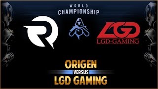 Origen vs LGD  Worlds 2015  Poule D  World Championship  FR [upl. by Ert753]