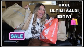 HAUL DEGLI ULTIMI SALDI ESTIVI Super affari 💕🛍 [upl. by Shir]