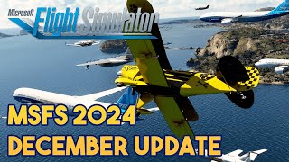 Microsoft Flight Simulator 2024  DECEMBER UPDATE [upl. by Cas]