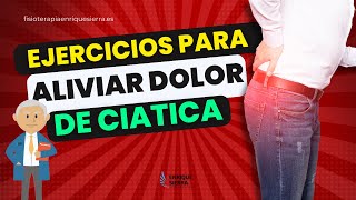 CIÁTICA EJERCICIOS PARA ALIVIAR DOLOR EN CASA ✅ [upl. by Esme8]