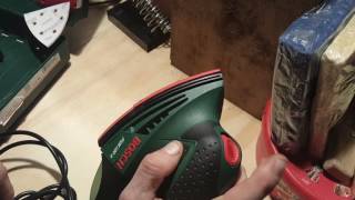 BOSCH 100W PALM SANDER FOR DETAIL [upl. by Notlek]