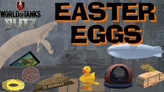 World of Tanks Blitz All EASTER EGGS [upl. by Luelle707]