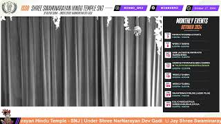 LIVE  ISSO SNJ Cinnaminson Swaminarayan Darshan [upl. by Einner]