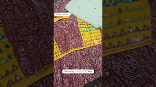 Reyon cotton ajrak print lehenga reyon cotton ajrakprint diwali bridalwear wedding [upl. by Alleda]