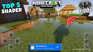 Top 5 Best Shaders For Minecraft Pe 120 Render Dragon  Shaders For Mcpe Minecraft PeBe [upl. by Christensen418]