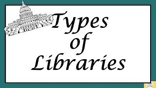 Types of libraries [upl. by Narah]