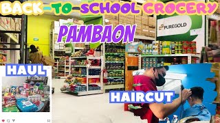 BACK TO SCHOOL GROCERY  HAIRCUT  GROCERY HAUL grocery haul haircut backtoschool familyvlog [upl. by Mulford]