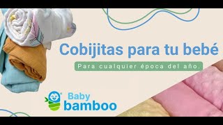 Cobijas sabanas y muselinas Babybamboo ideales para cubrirenvolver a tu bebé [upl. by Trebliw]