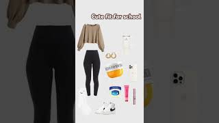 Cute fit for school preppyyyy aesthetic leggings soldejaneiro cuteoutfits [upl. by Mccourt]