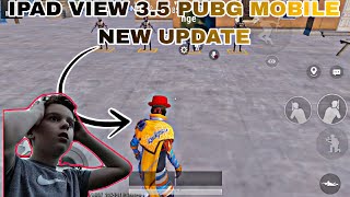 IPAD VIEW 35 PUBG Mobile UPDATE NEW IPAD VIEW IPHONE 8plus View in PUBG bgmi [upl. by Eneladgam]