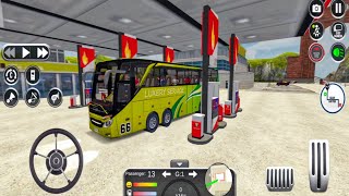 Snow Offroad Public Bus Driving On Hill  Bus Simulator Game 07  Android Gameplay [upl. by Clare]