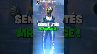 Sensibilité MrSavage 🏆 fortnite shorts azukoo sens settings sensitivity pro mrsavage [upl. by Bozuwa]