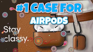 The Best Airpods Pro case by Spigen  Ciel by Cyrill  Leather Brick [upl. by Noroj]