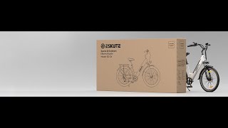 How to assemble the C100 city ebike [upl. by Ahsatan858]