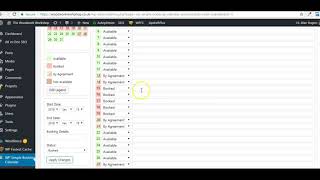 Using the WP Simple Booking Calendar [upl. by Preuss]